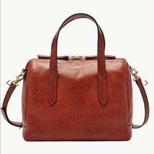 FOSSIL Sydney Satchel - Cognac
